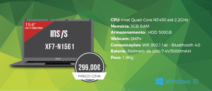 Laptop Insys XF7-N1561